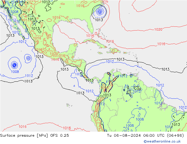 GFS 0.25: di 06.08.2024 06 UTC