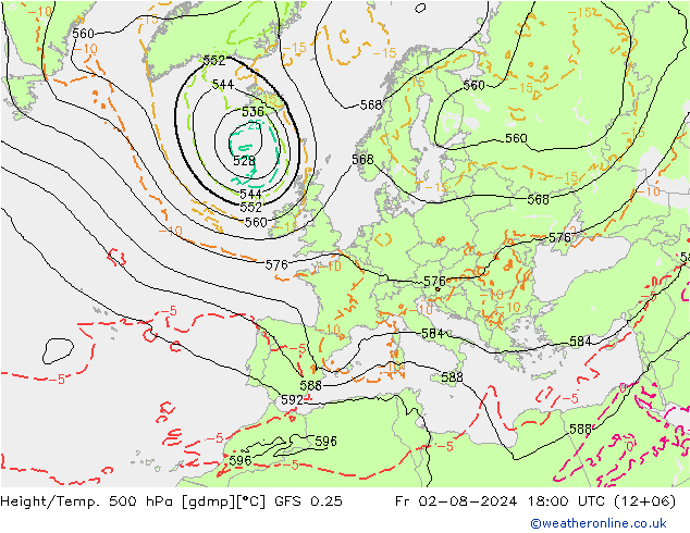 Z500/Regen(+SLP)/Z850 GFS 0.25 vr 02.08.2024 18 UTC