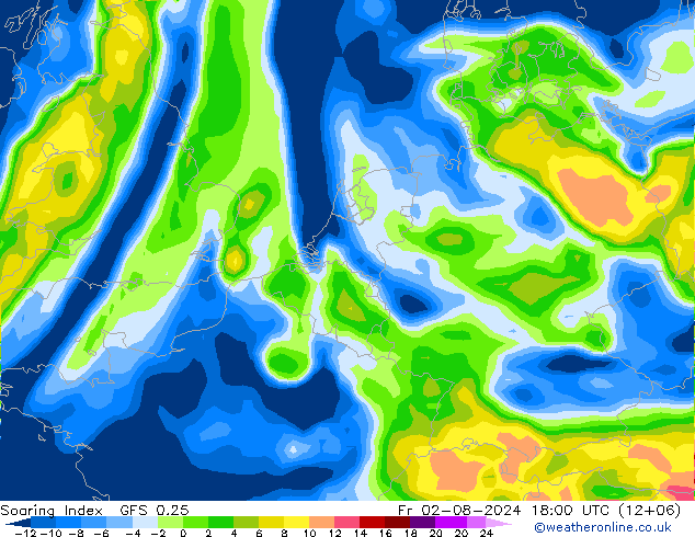 Soaring Index GFS 0.25 vr 02.08.2024 18 UTC