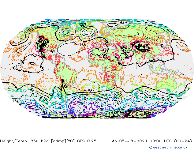 Z500/Regen(+SLP)/Z850 GFS 0.25 ma 05.08.2024 00 UTC