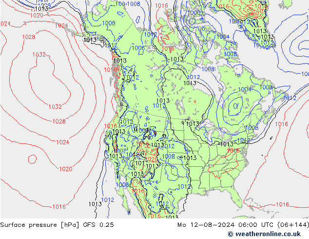 GFS 0.25: ma 12.08.2024 06 UTC