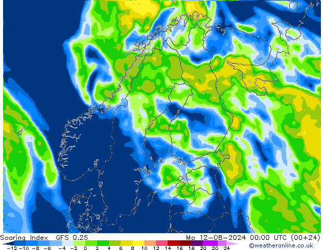 Soaring Index GFS 0.25 ma 12.08.2024 00 UTC