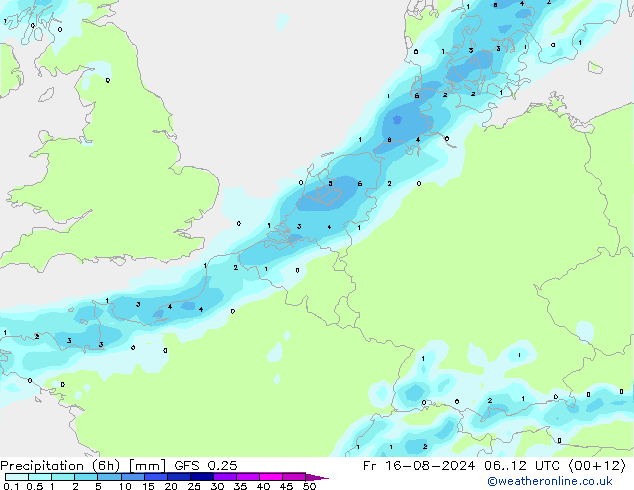 Z500/Regen(+SLP)/Z850 GFS 0.25 vr 16.08.2024 12 UTC