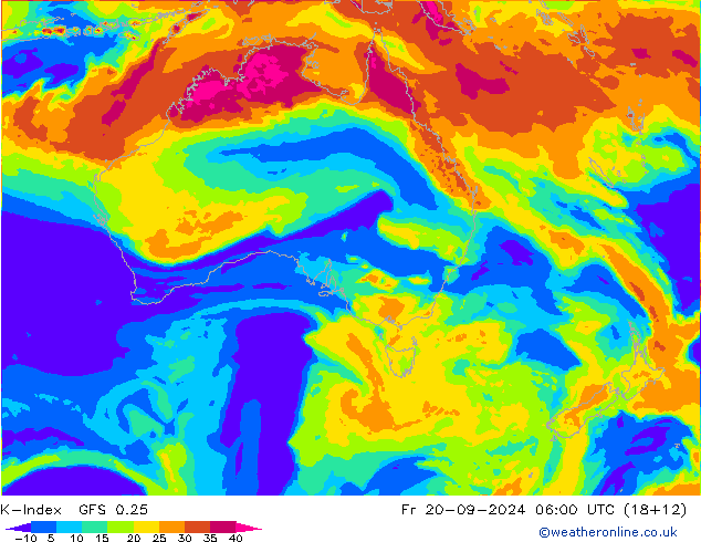 K-Index GFS 0.25 Fr 20.09.2024 06 UTC