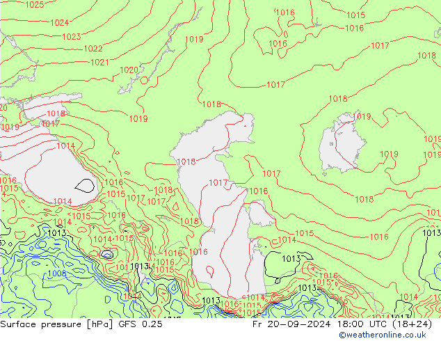 GFS 0.25: Fr 20.09.2024 18 UTC