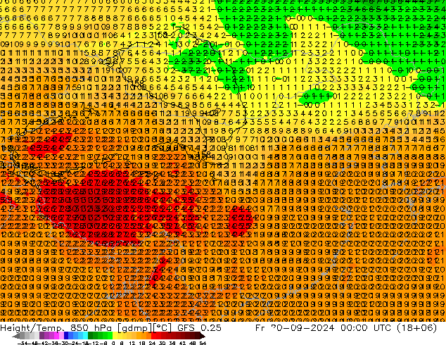 Z500/Rain (+SLP)/Z850 GFS 0.25 пт 20.09.2024 00 UTC