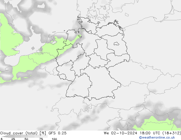 облака (сумма) GFS 0.25 ср 02.10.2024 18 UTC