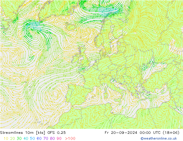  10m GFS 0.25  20.09.2024 00 UTC