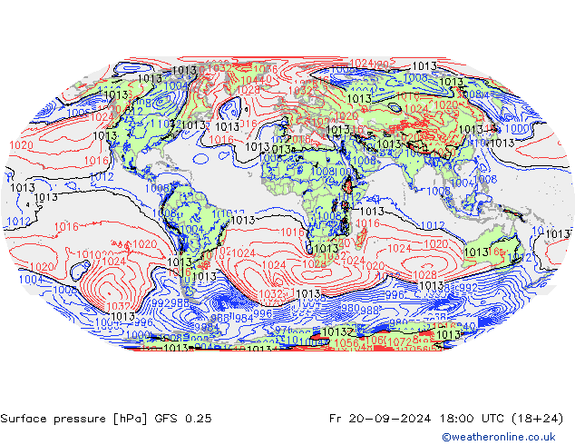 GFS 0.25: Fr 20.09.2024 18 UTC