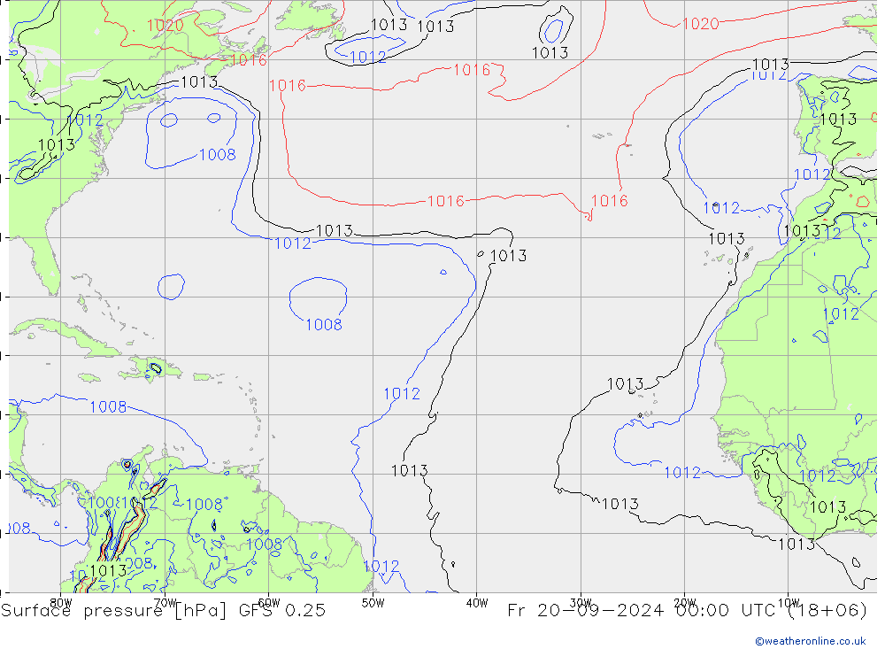 GFS 0.25: Sex 20.09.2024 00 UTC