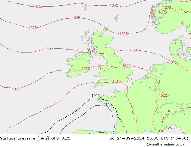 GFS 0.25: Cts 21.09.2024 06 UTC