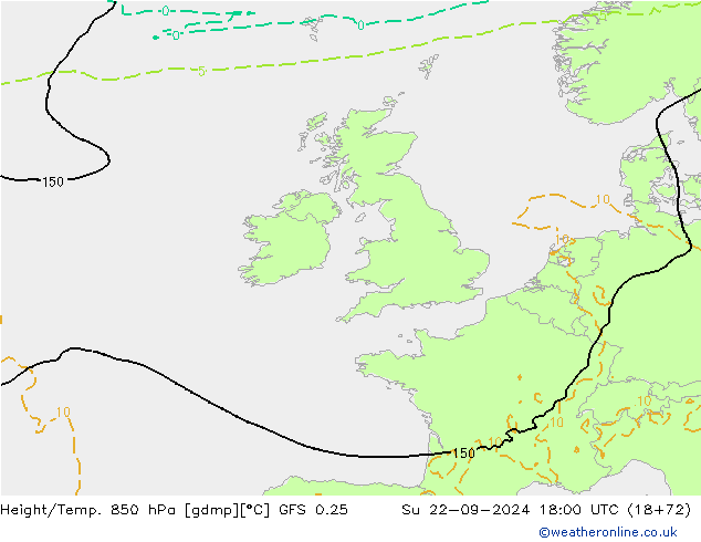 GFS 0.25:  22.09.2024 18 UTC