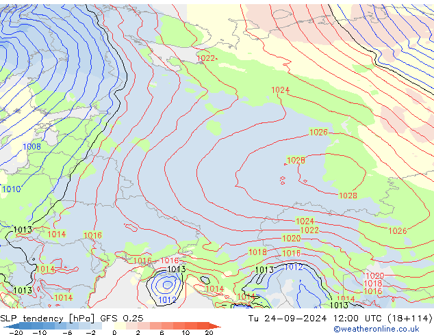   GFS 0.25  24.09.2024 12 UTC