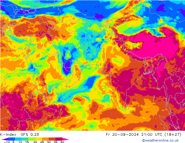 K-Index GFS 0.25 Fr 20.09.2024 21 UTC