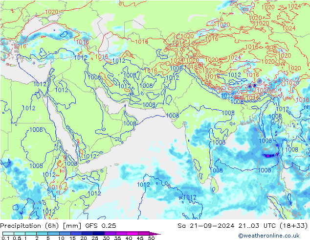 Z500/Regen(+SLP)/Z850 GFS 0.25 za 21.09.2024 03 UTC