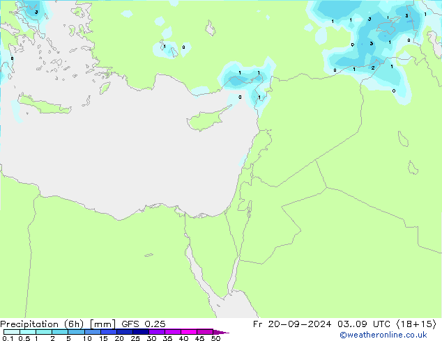 Z500/Rain (+SLP)/Z850 GFS 0.25 ven 20.09.2024 09 UTC