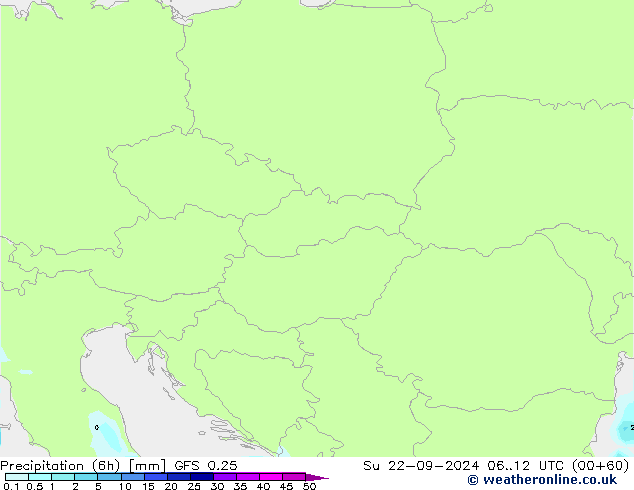 Z500/Rain (+SLP)/Z850 GFS 0.25 nie. 22.09.2024 12 UTC