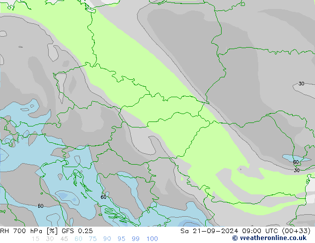 700 hPa Nispi Nem GFS 0.25 Cts 21.09.2024 09 UTC