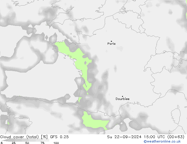  () GFS 0.25  22.09.2024 15 UTC
