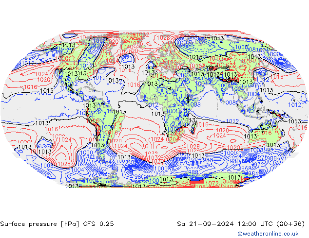 GFS 0.25: Cts 21.09.2024 12 UTC