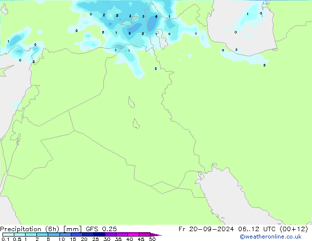 Z500/Rain (+SLP)/Z850 GFS 0.25 Fr 20.09.2024 12 UTC