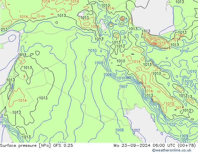 GFS 0.25:  23.09.2024 06 UTC