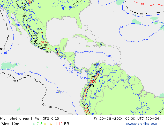 Sturmfelder GFS 0.25 Fr 20.09.2024 06 UTC