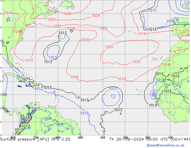 GFS 0.25: чт 26.09.2024 00 UTC