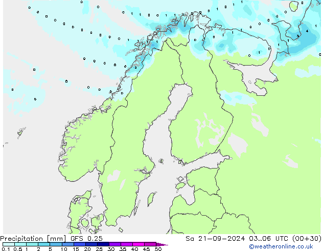 GFS 0.25: сб 21.09.2024 06 UTC