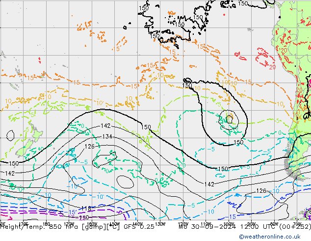 GFS 0.25: пн 30.09.2024 12 UTC