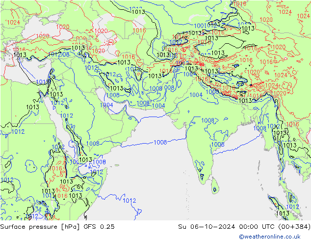      GFS 0.25  06.10.2024 00 UTC