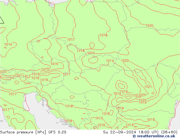 GFS 0.25:  22.09.2024 18 UTC