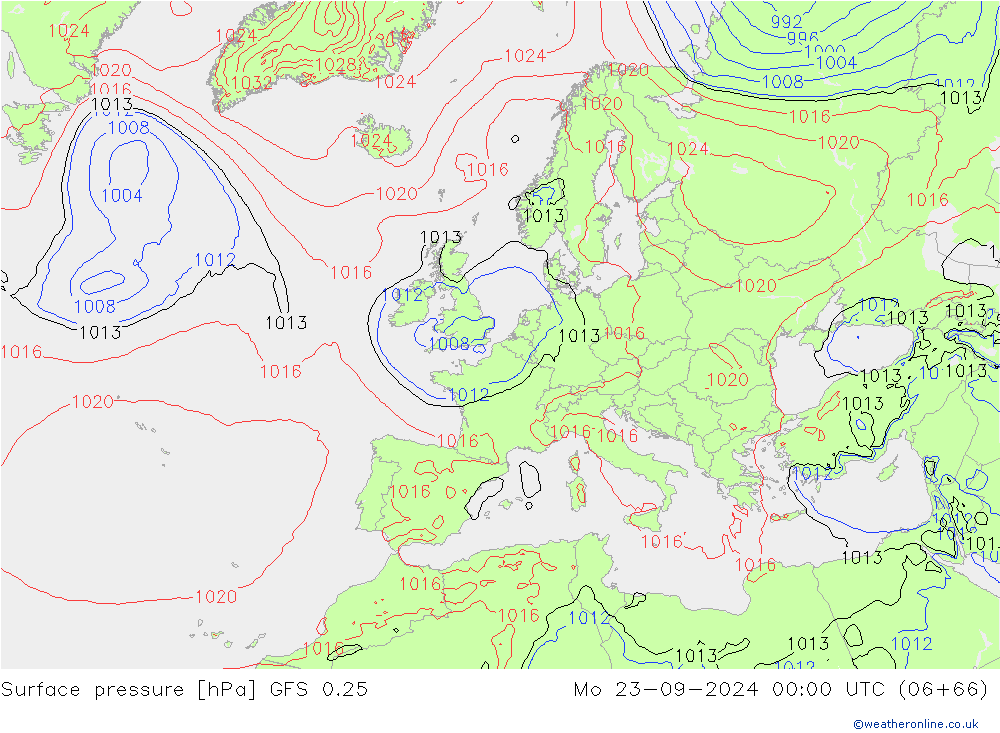      GFS 0.25  23.09.2024 00 UTC