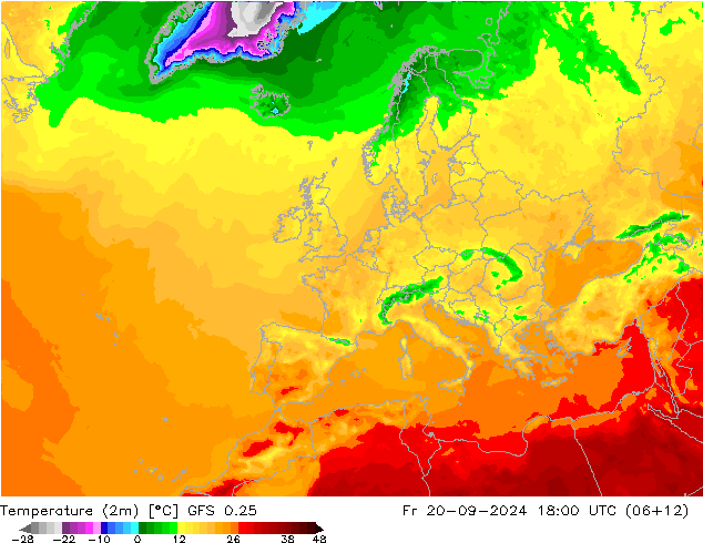 GFS 0.25: пт 20.09.2024 18 UTC