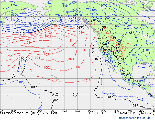 GFS 0.25: Tu 01.10.2024 06 UTC