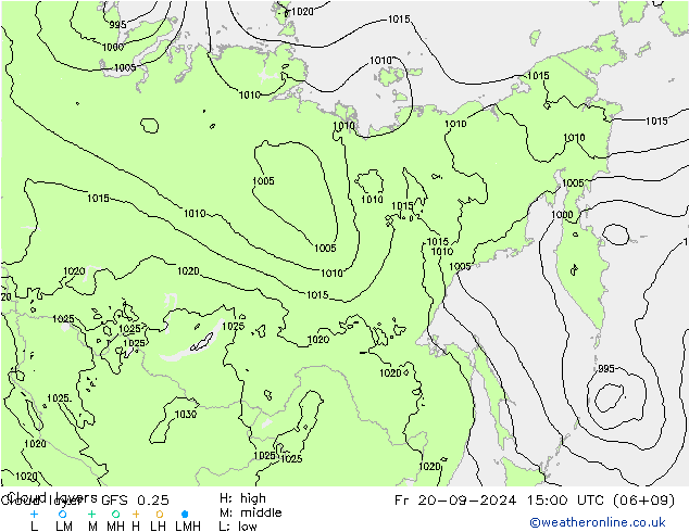 Cloud layer GFS 0.25 Sex 20.09.2024 15 UTC