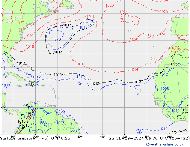 GFS 0.25: сб 28.09.2024 06 UTC