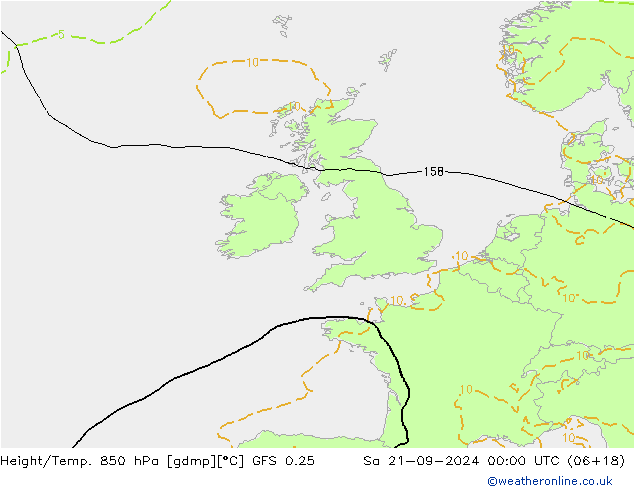 GFS 0.25: Cts 21.09.2024 00 UTC