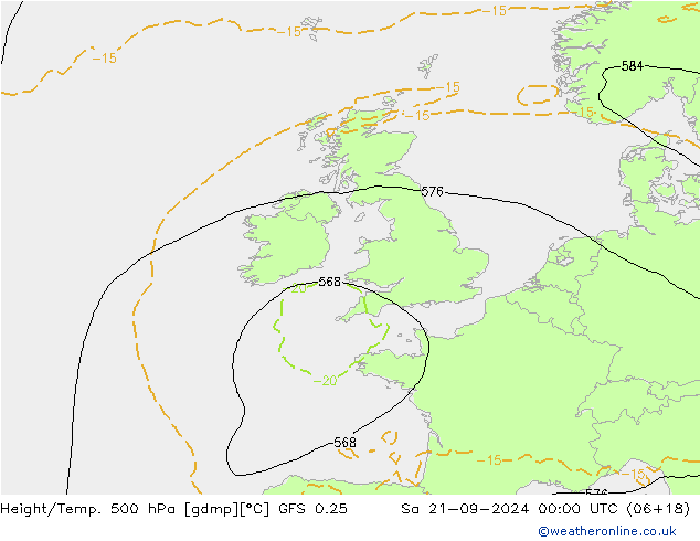 Z500/Rain (+SLP)/Z850 GFS 0.25 Sáb 21.09.2024 00 UTC