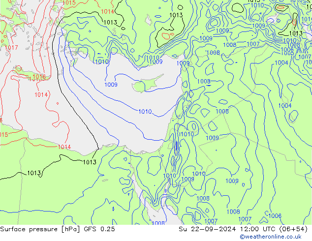 GFS 0.25:  22.09.2024 12 UTC