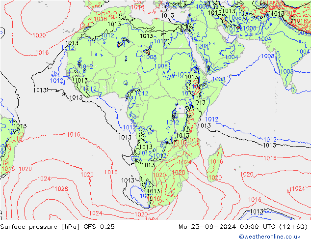 GFS 0.25: ma 23.09.2024 00 UTC