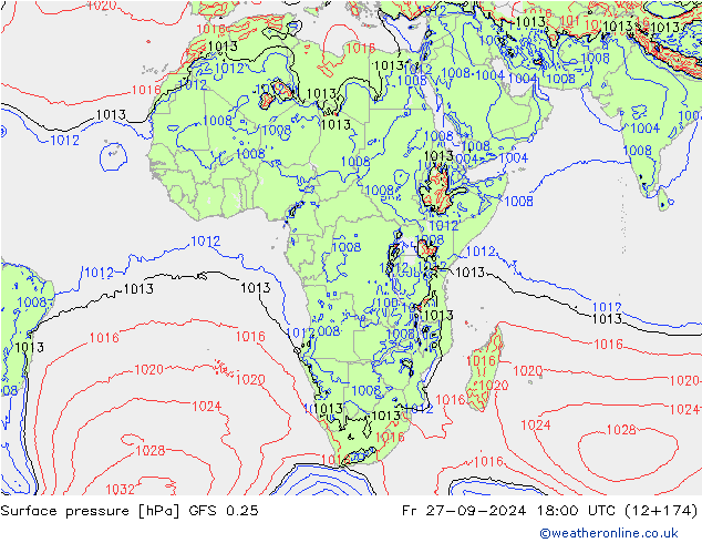 GFS 0.25: vr 27.09.2024 18 UTC