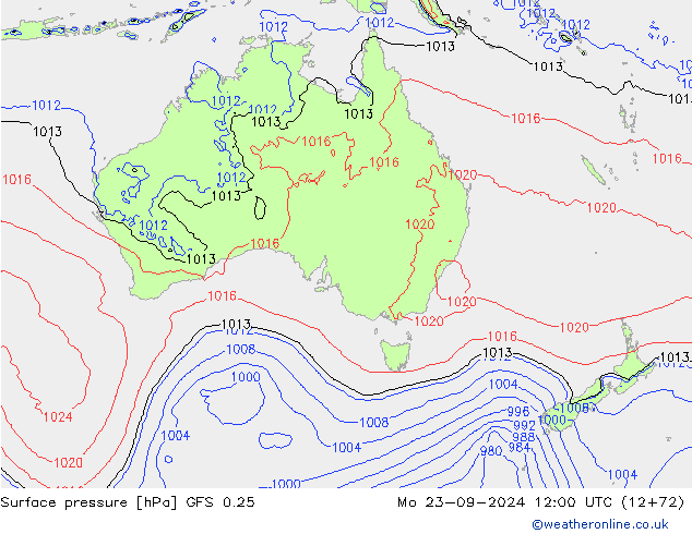 GFS 0.25:  23.09.2024 12 UTC