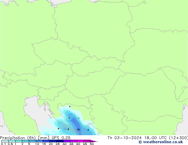 Z500/Regen(+SLP)/Z850 GFS 0.25 do 03.10.2024 00 UTC