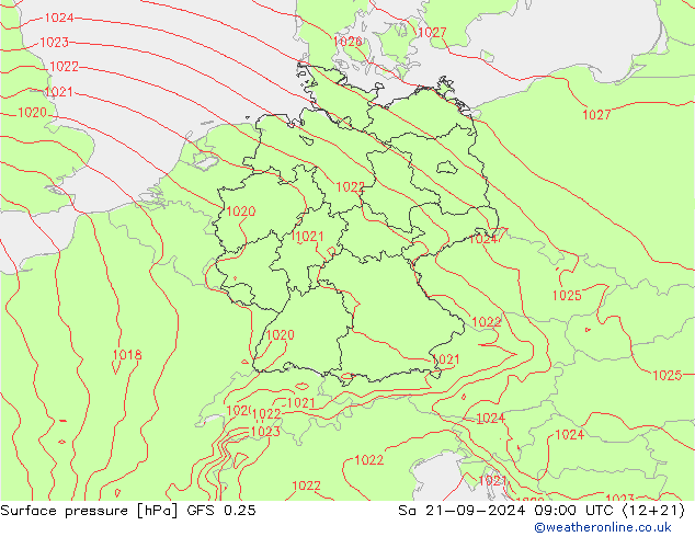      GFS 0.25  21.09.2024 09 UTC