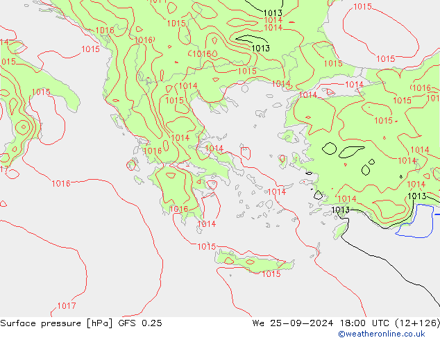 GFS 0.25: ср 25.09.2024 18 UTC