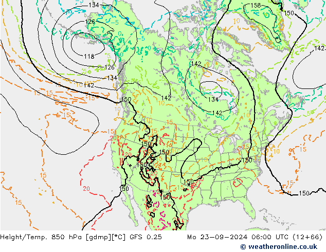 Z500/Regen(+SLP)/Z850 GFS 0.25 ma 23.09.2024 06 UTC