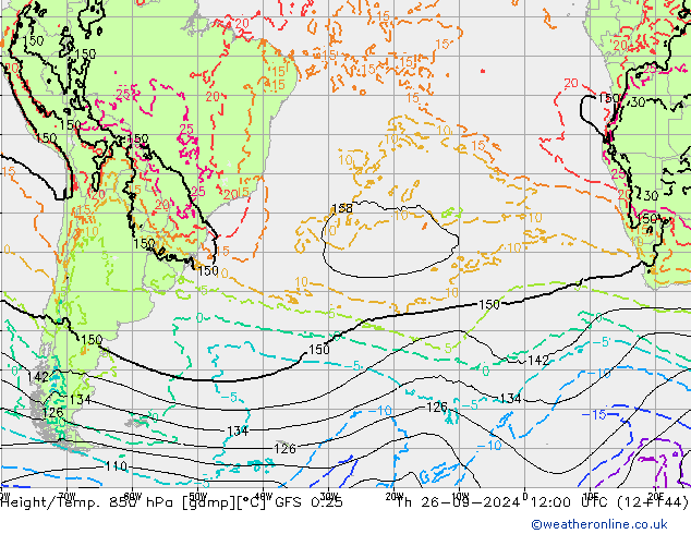 GFS 0.25: Th 26.09.2024 12 UTC