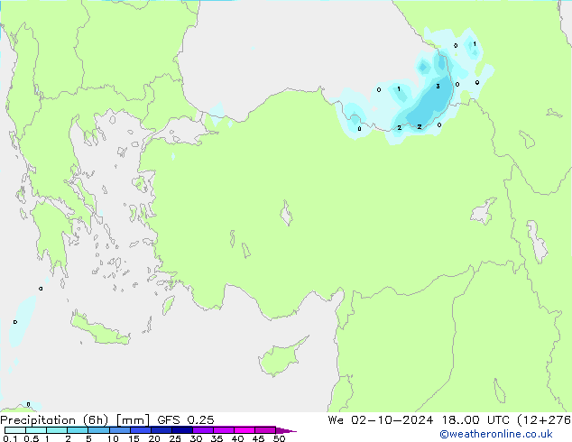 Z500/Rain (+SLP)/Z850 GFS 0.25 We 02.10.2024 00 UTC