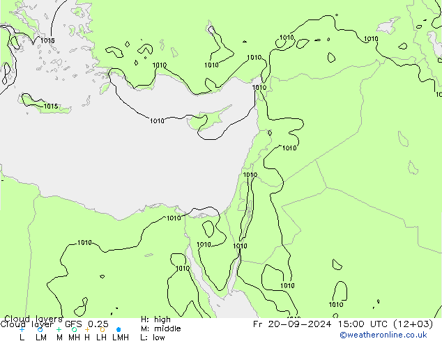 Cloud layer GFS 0.25 Fr 20.09.2024 15 UTC